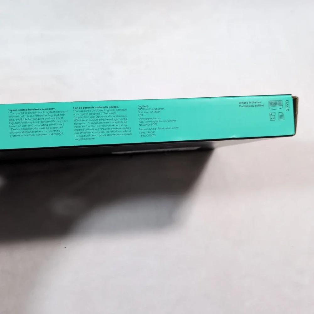 Logitech Wave Keys Wireless Ergonomic Keyboard Graphite YR0096 920-011898 - Picture 5 of 7